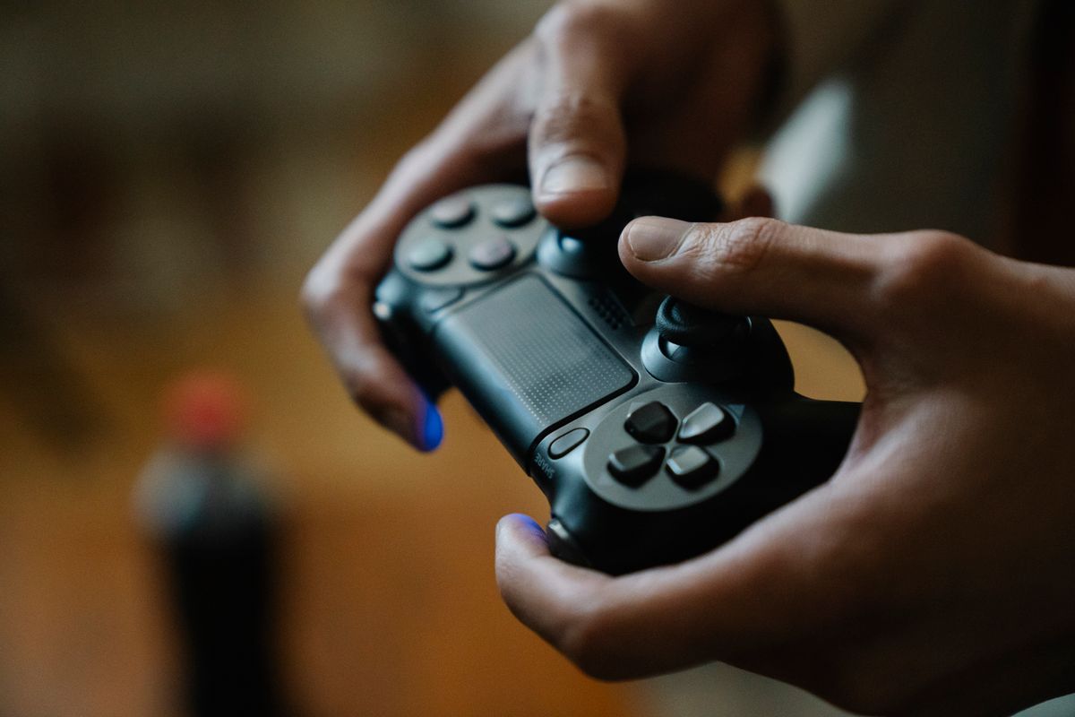 Controle de videogame para console